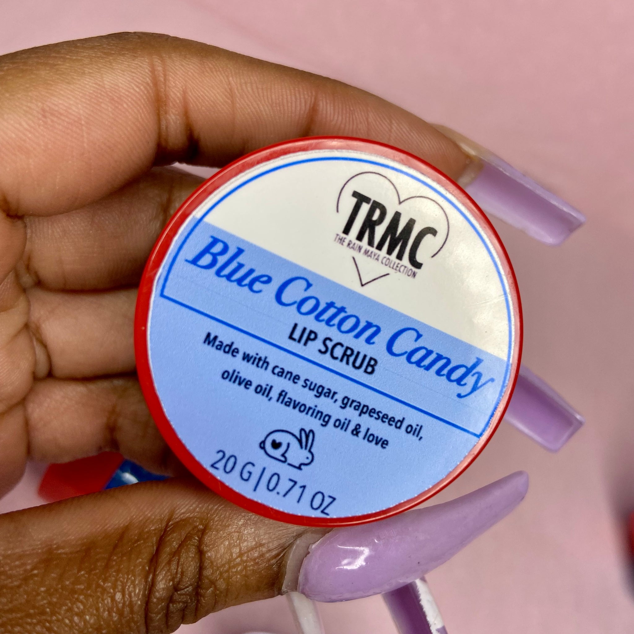 BLUE COTTON CANDY LIP SCRUB - The Rain Maya Collection