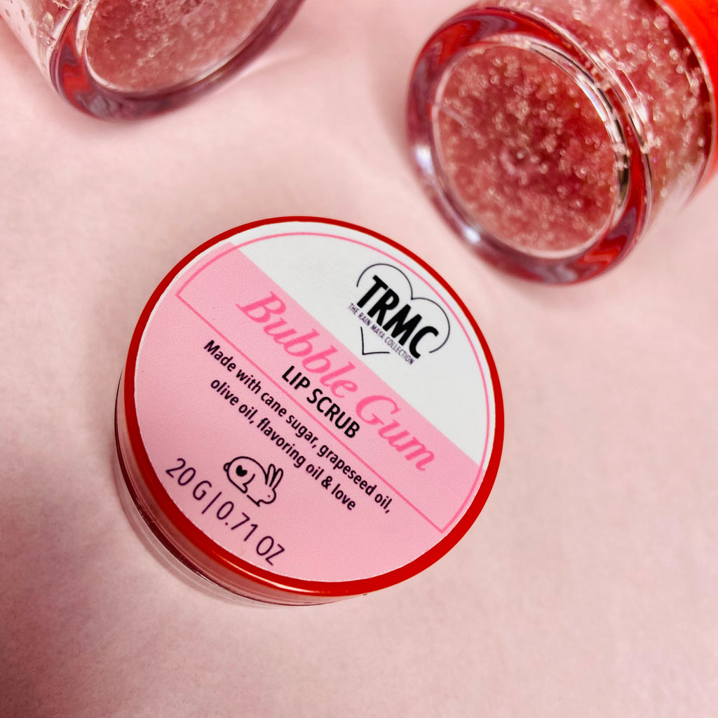 BUBBLE GUM LIP SCRUB - The Rain Maya Collection