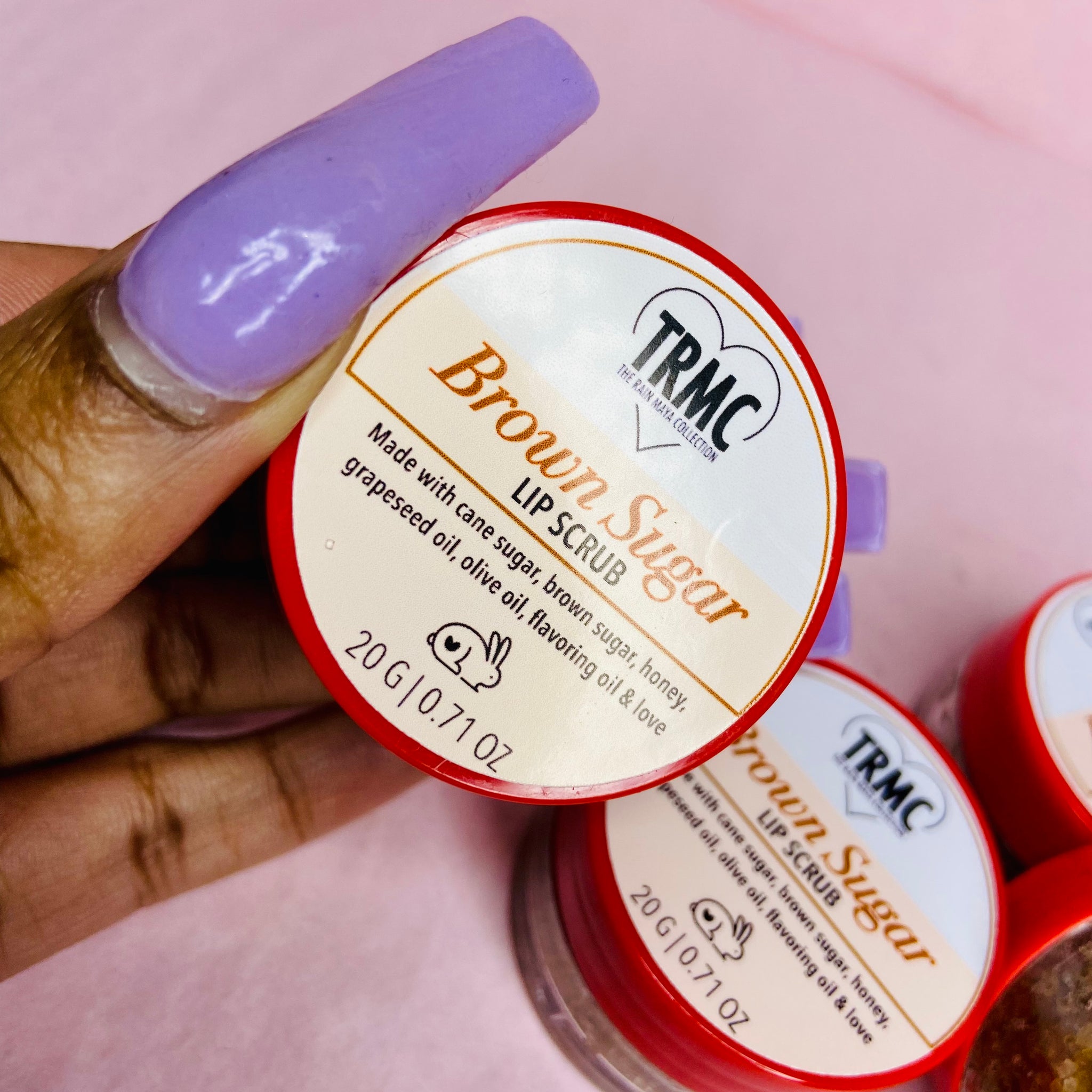 BROWN SUGAR LIP SCRUB - The Rain Maya Collection