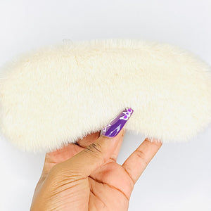 FAUX FUR LUXE SLEEP MASK - The Rain Maya Collection