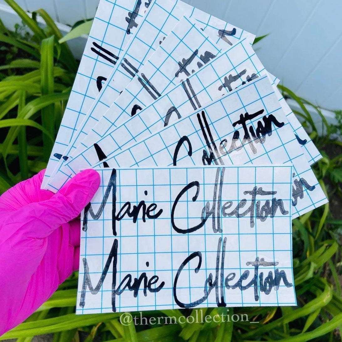 VINYL LABELS - The Rain Maya Collection