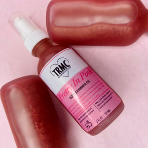 PRETTY IN PINK SHIMMER BODY OIL - The Rain Maya Collection