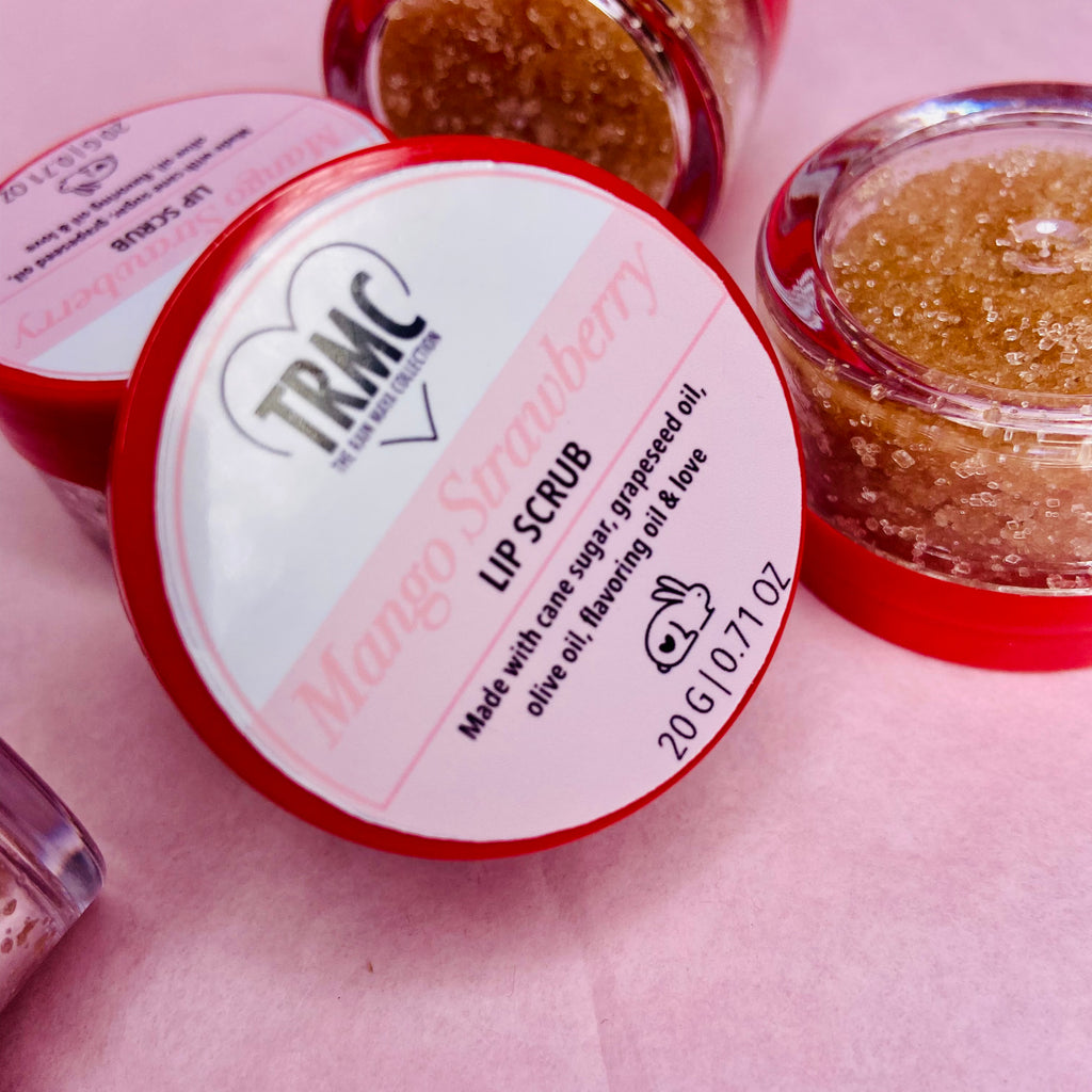 MANGO STRAWBERRY LIP SCRUB - The Rain Maya Collection